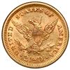 Image 2 : USA (Philadelphia mint), gold $2-1/2 Coronet Liberty quarter eagle, 1878.