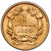 Image 2 : USA (Philadelphia mint), gold $1 Indian Princess, 1854, Type Two.