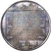Image 2 : USA, proof silver medal, Declaration of Independence (struck in the 1850s), by Charles Cushing Wrigh