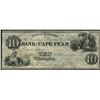 Image 1 : Wilmington, North Carolina, Bank of Cape Fear, $10, Oct. 1, 1855, serial 4502.