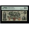 Image 1 : Jamaica, Vermont, West River Bank, $2 remainder, 1860s, PMG Choice UNC 64.