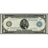Image 1 : Washington, D.C., USA, Federal Reserve Note, $5, series of 1914, serial B55889181B, White-Mellon.