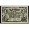 Image 1 : Rosario, Argentina, La Caja de Ahorros, 1 real, 1870, with oval Monasterio y CA overprint on back.