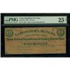 Image 1 : Cuba, Junta Central Republicana de Cuba y Puerto Rico, 10 pesos, 1869, serial Z 1257, PMG VF 25 net 