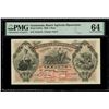 Image 1 : Guatemala, Banco Agricola Hipotecario, 1 peso, 30-6-1920, serial 1616416, PMG Choice UNC 64.