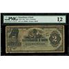Image 1 : Haiti, Republique d'Haiti, 2 gourdes, 22-12-1914, series AA, serial 195094, PMG Fine 12.