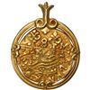 Image 2 : Lima, Peru, gold cob 8 escudos, Philip V, assayer M (date not visible, 1720s), mounted pillars-side 