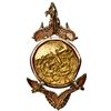 Image 2 : Bogota, Colombia, gold cob 2 escudos, Charles II posthumous, no assayer (Arce), ex-1715 Fleet, mount