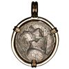 Image 2 : Akarnania, Leukas, AR stater, "pegasus," 320-280 BC, mounted pegasus-side out in 14K gold pendant wi