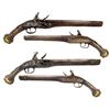 Image 1 : Pair of eastern European flintlock holster pistols, 1700s.