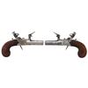 Image 1 : Small English flintlock pocket pistol, 1800s, signed Geo E Jones, London.