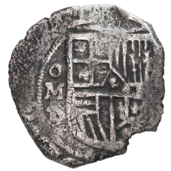 Mexico City, Mexico, cob 4 reales, Philip IV, assayer D.