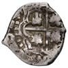 Image 2 : Potosi, Bolivia, cob 1 real, (1649) O, flattened O, rare, ex-Mastalir.