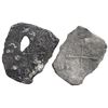 Image 2 : Lot of two Mexico City, Mexico, cob 8 reales, Philip IV, assayers not visible.