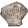 Image 1 : Mexico City, Mexico, cob 4 reales, Charles II, assayer not visible.