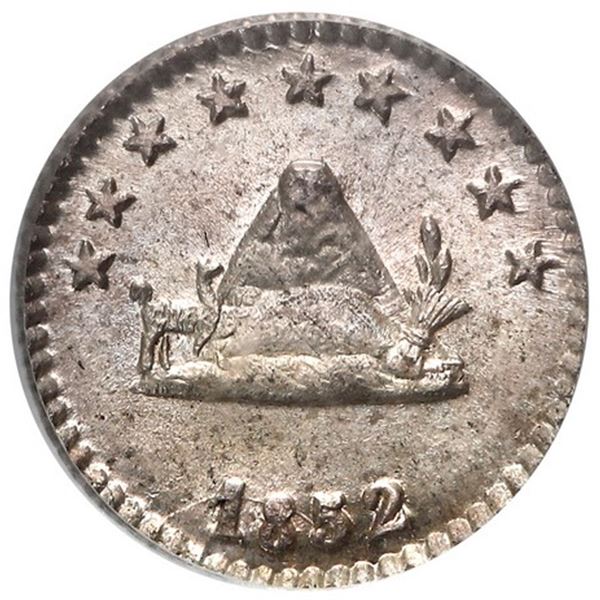 Potosi, Bolivia, 1/4 sol, 1852, PCGS MS65 ("top pop").