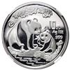 Image 1 : China (People's Republic), silver 10 yuan (1 oz) proof Panda, 1993-P, NGC PF 69 Ultra Cameo, ex-Gans