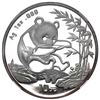 Image 1 : Lot of two China (People's Republic), lot of 2 silver 10 yuan (1 oz) Pandas, 1994, small and large d