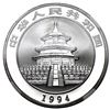 Image 2 : Lot of two China (People's Republic), lot of 2 silver 10 yuan (1 oz) Pandas, 1994, small and large d