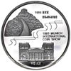 Image 2 : China (People's Republic), silver 1 oz proof official Panda issue, 1995, Munich International Coin S
