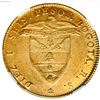 Image 2 : Bogota, Colombia, gold 16 pesos, 1844 RS, NGC AU 55.