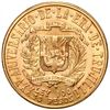 Image 2 : Dominican Republic, gold 30 pesos, 1955, 25th anniversary of the Trujillo era.