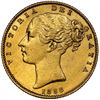 Image 1 : Great Britain (London, England), gold sovereign, Victoria (young head), 1856, NGC UNC details / obve