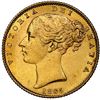 Image 1 : Great Britain (London, England), gold sovereign, Victoria (young head), 1865, die number 12, NGC UNC