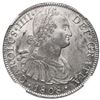 Image 1 : Mexico City, Mexico, bust 8 reales, Charles IV, 1808 TH, NGC MS 61.