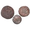 Image 2 : Burgos and Seville, Spain, denomination set of copper 1-2-4 maravedis, Ferdinand-Isabel, "crowned F"