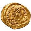Image 2 : Byzantine Empire, AV tremissis, Justinian I, 527-565 AD, Constantinople mint.