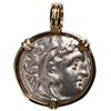 Image 1 : Kingdom of Macedon, AR drachm, Alexander III (the Great), 336-323 BC, aligned axis, mounted portrait