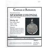 Image 3 : Mexico City, Mexico, cob 1 real, Philip III, assayer F, mounted cross-side out in heavy silver penda
