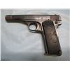 Image 12 : PROHIBITED :  FN Browning ; model 1922; caliber 7.65 MM; barrel length 114MM; eight shots; semi auto