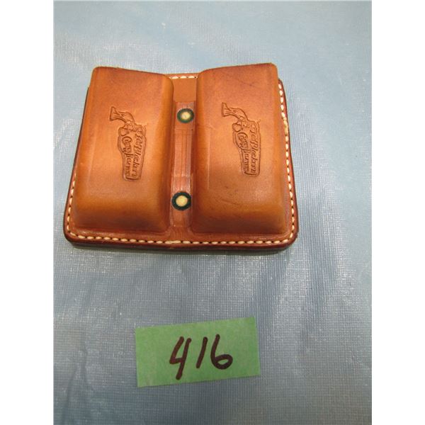 Ted Blocker double magazine pouch to fit large capacity magazines like the CZ75