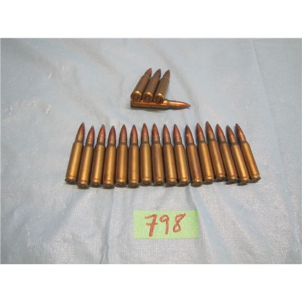 Lot of live ammo; headstamped DA-65