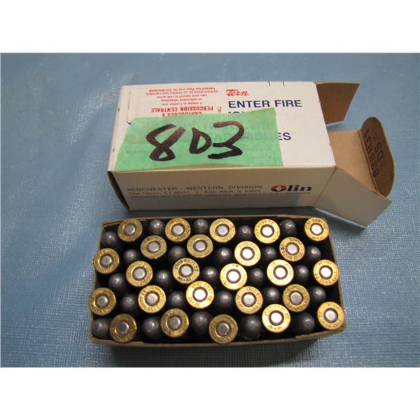 box of Winchester .32 long colt live ammo; 50 count