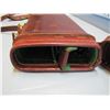 Image 14 : Leg of mutton leather gun case ; carring handle broken