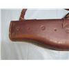 Image 4 : Leg of mutton leather gun case ; carring handle broken