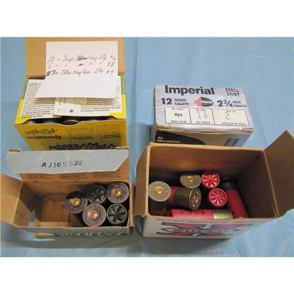 Lot of assorted 12 gauge ammunition