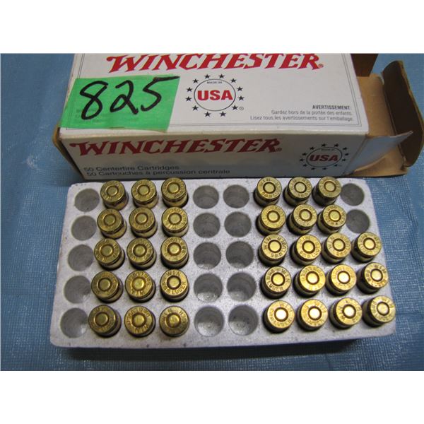 Partial box of 9MM luger ammunition