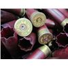 Image 2 : Lot of 12 gauge shotgun shell hulls in a paper barrel 21 inches tall by 19 inches round