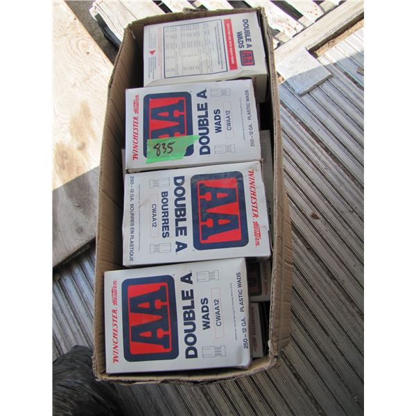 Lot of 18 boxes of 12 gauge shot shell wads