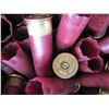 Image 3 : Lot of 12 gauge shotgun shell hulls in a paper barrel 24 inches tall by 15 inches round