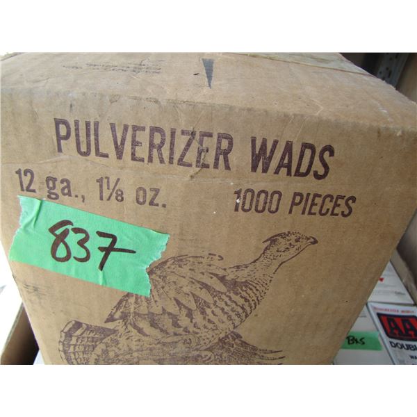 Box of 12 gauge pulverizer wads