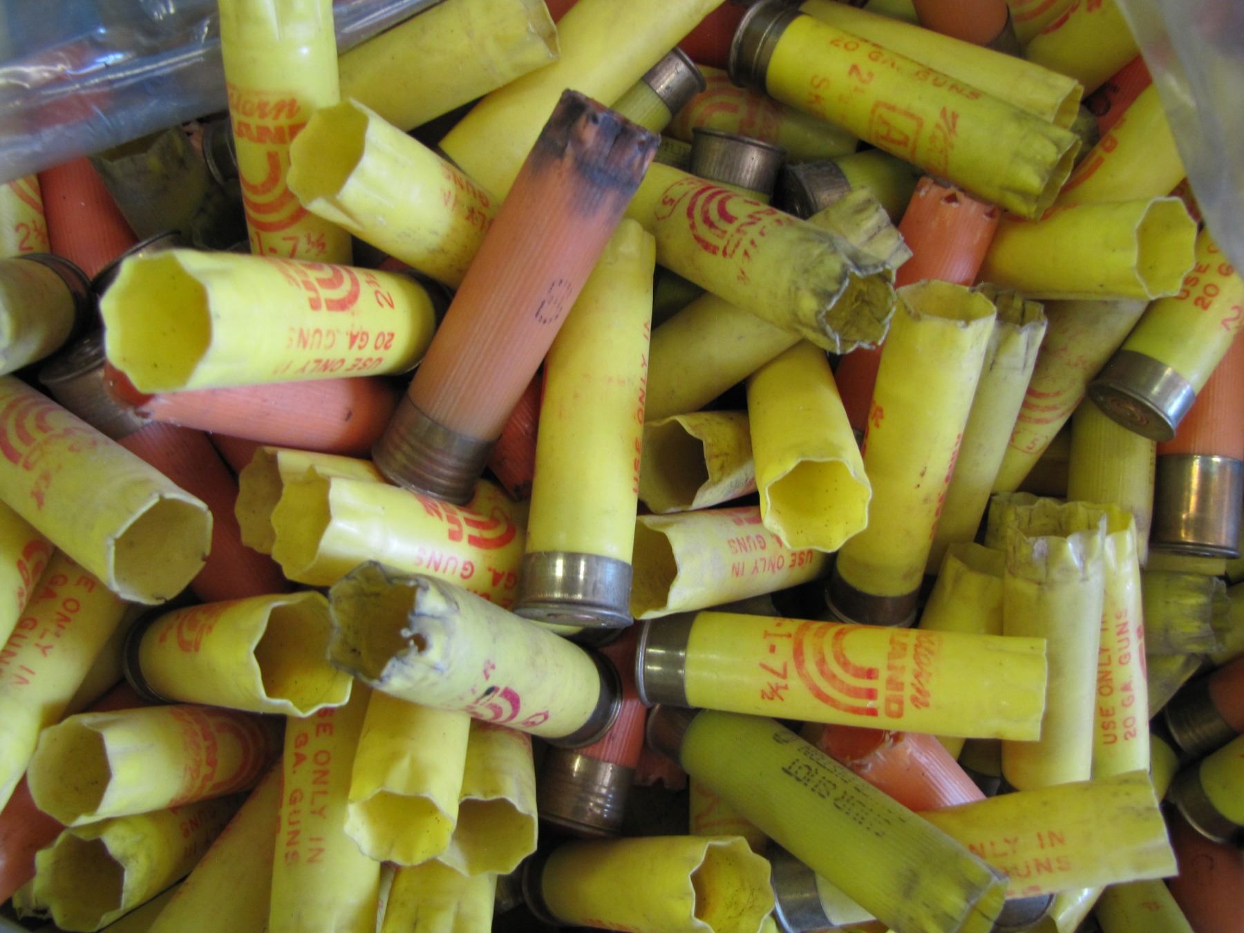 Shell Wad Lot of 20 gauge shotgun shell wads and 20 gauge shotgun shell hulls
