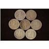 Image 2 : 7 ASSORTED SILVER ROOSEVELT DIMES