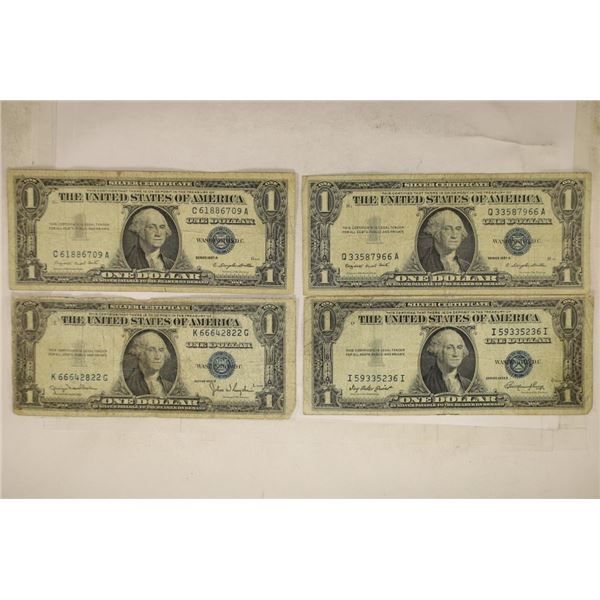 1935-D, 1935-E & 2-1957-A US $1 SILVER CERTS