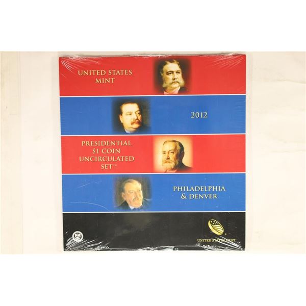 2012 P&D PRESIDENTIAL UNC COIN SET IN ORIGINAL