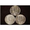 1965, 1968-D & 1969-D 40% SILVER JOHN F. KENNEDY